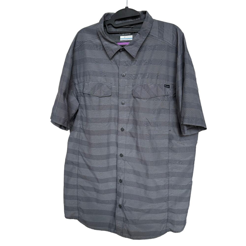 Men's Columbia Silver Ridge Button-Up OmniShield Men's Shirt Lightweight 2XL SPF